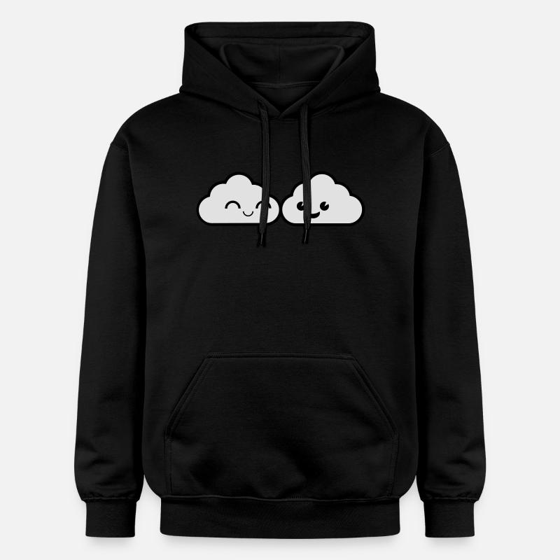 cloud_love3_f2 - Sweat à capuche Softstyle® Gildan Unisexe - noir