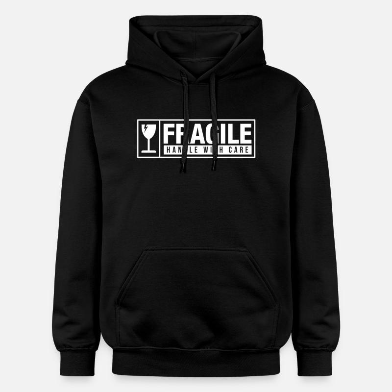 Fragile Handle With Care - Sweat à capuche Softstyle® Gildan Unisexe - noir