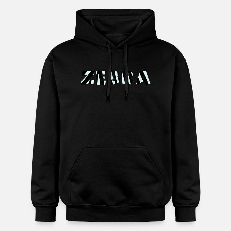 zébre - Sweat à capuche Softstyle® Gildan Unisexe - noir