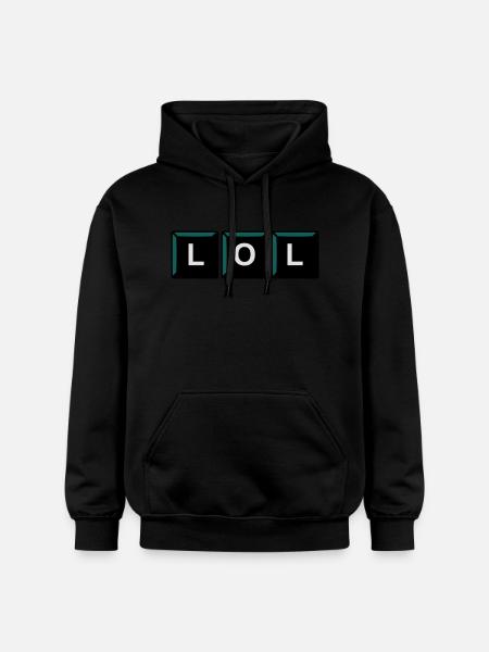Lol - Gildan Unisex Softstyle® Midweight Hoodie - black