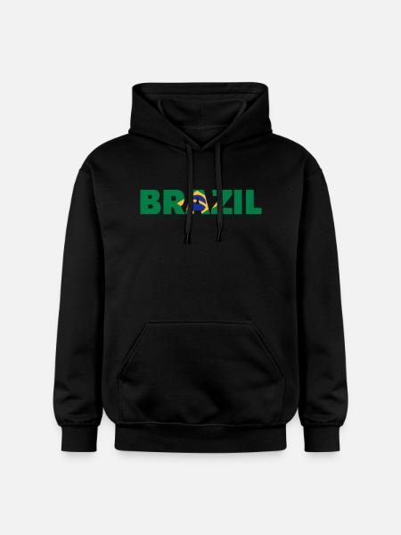 Brazil - Sweat à capuche Softstyle® Gildan Unisexe - noir