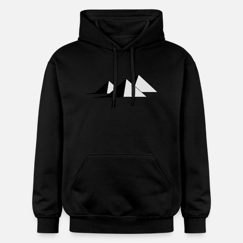 Pyramides - Sweat à capuche Softstyle® Gildan Unisexe - noir