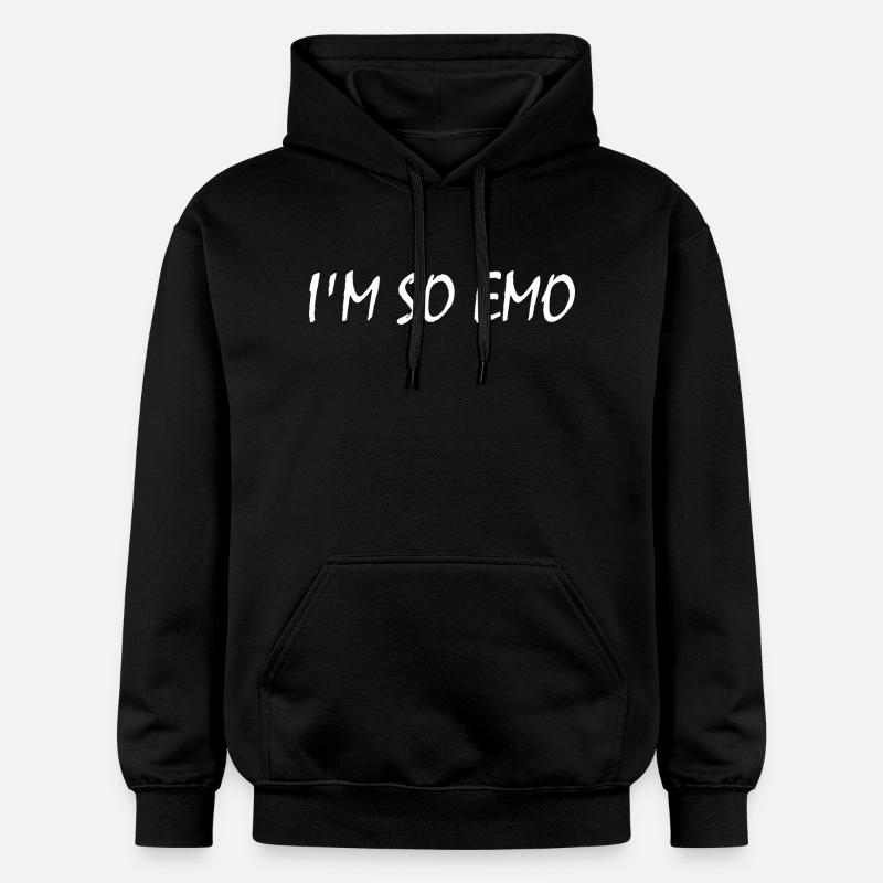 Im so emo - Sweat à capuche Softstyle® Gildan Unisexe - noir