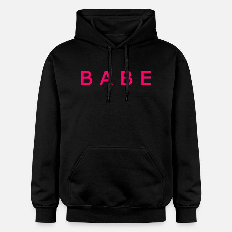 Babe - Sweat à capuche Softstyle® Gildan Unisexe - noir