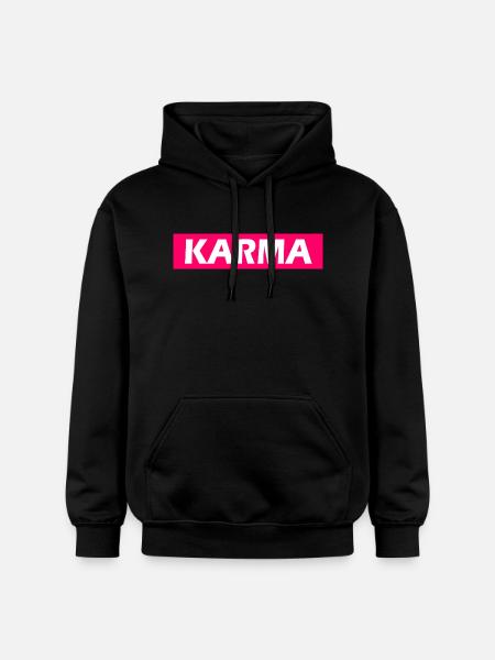 Karma - Gildan Unisex Softstyle® Midweight Hoodie - black