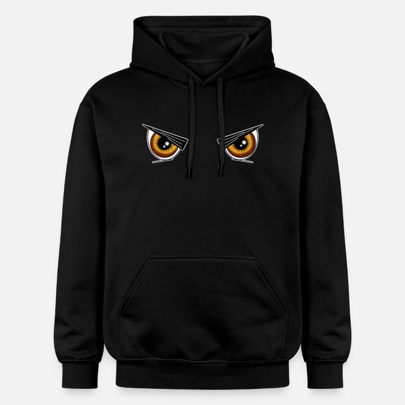 Yeux d’Halloween - Sweat à capuche Softstyle® Gildan Unisexe - noir