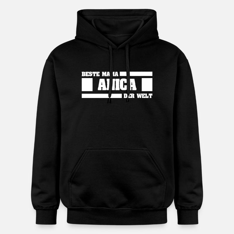 Anica - Sweat à capuche Softstyle® Gildan Unisexe - noir