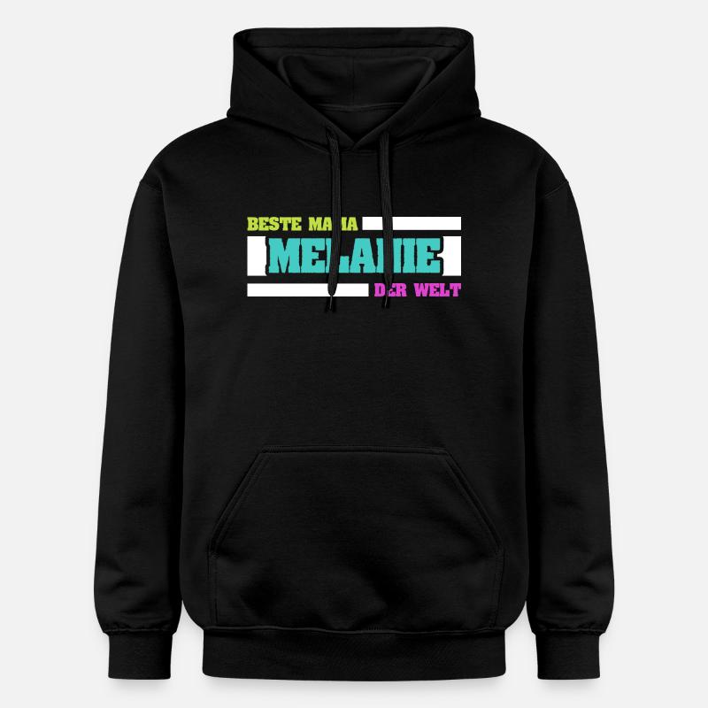 Cadeau pour Mélanie - Sweat à capuche Softstyle® Gildan Unisexe - noir