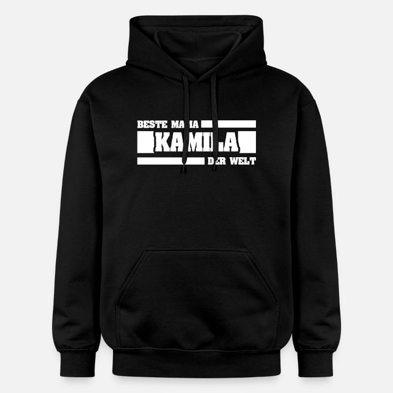 Gift for Kamila - Gildan Unisex Softstyle® Midweight Hoodie - black