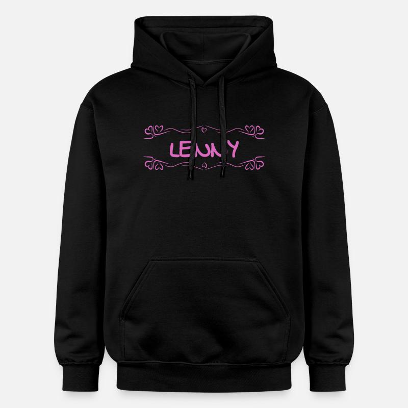 Nom : Lenny - Sweat à capuche Softstyle® Gildan Unisexe - noir