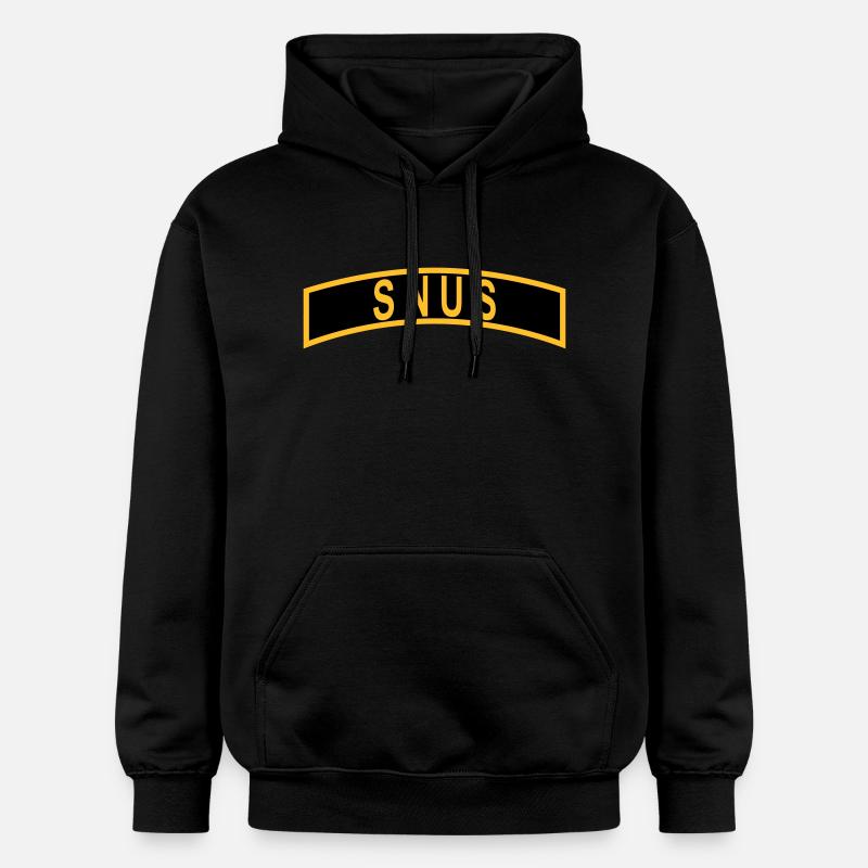 SNUS BOGEN - Gildan Unisex Softstyle® Midweight Hoodie - Schwarz