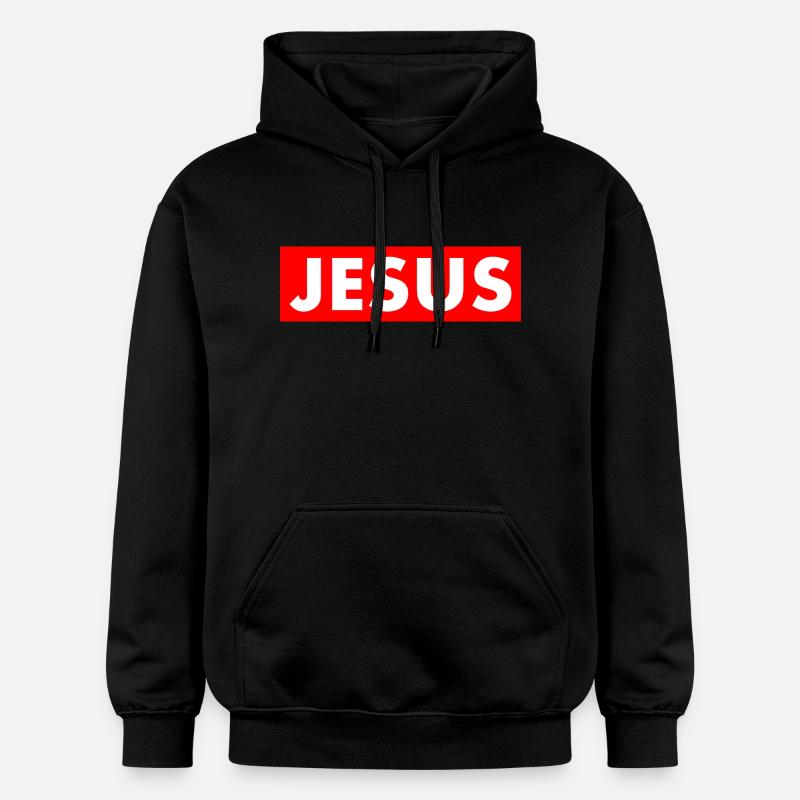 Jesus - Sweat à capuche Softstyle® Gildan Unisexe - noir