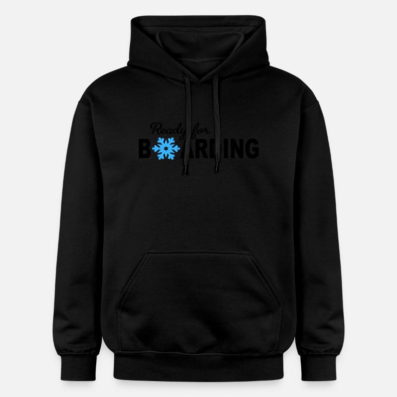 Planche à neige - Sweat à capuche Softstyle® Gildan Unisexe - noir