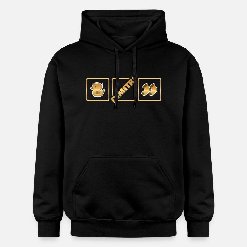 Naissance de Dimitri - Sweat à capuche Softstyle® Gildan Unisexe - noir