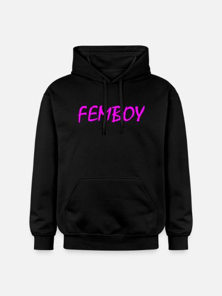 Femboy - Gildan Unisex Softstyle® Midweight Hoodie - Schwarz