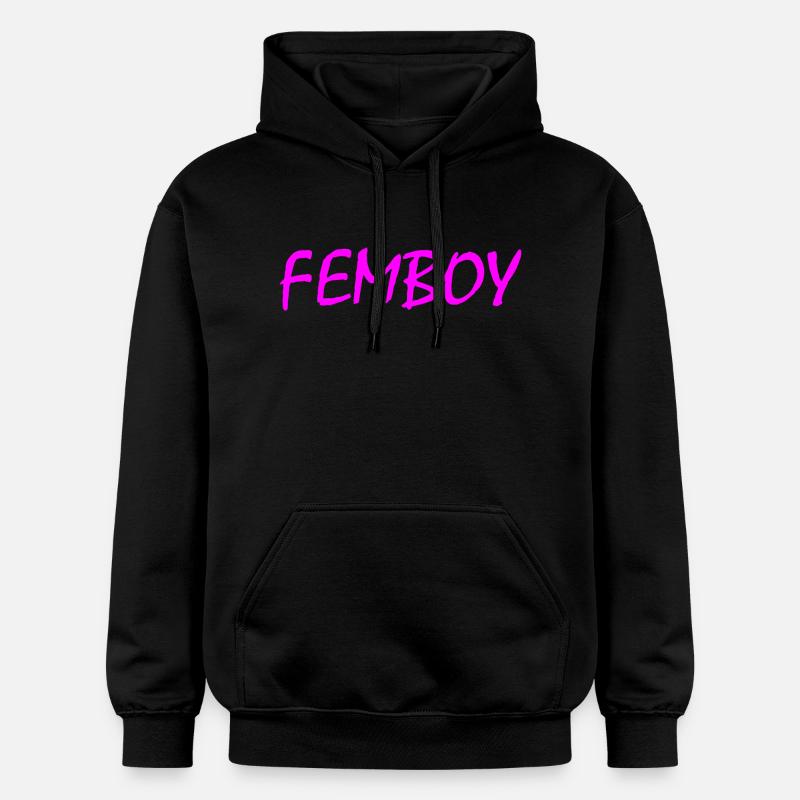 Femboy - Sweat à capuche Softstyle® Gildan Unisexe - noir