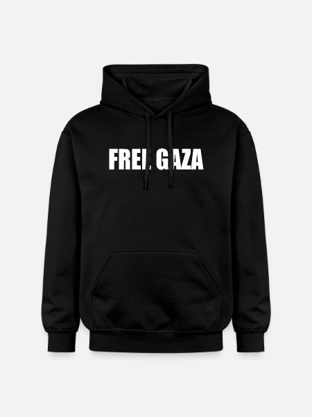 Free gaza - Gildan Unisex Softstyle® Midweight Hoodie - black