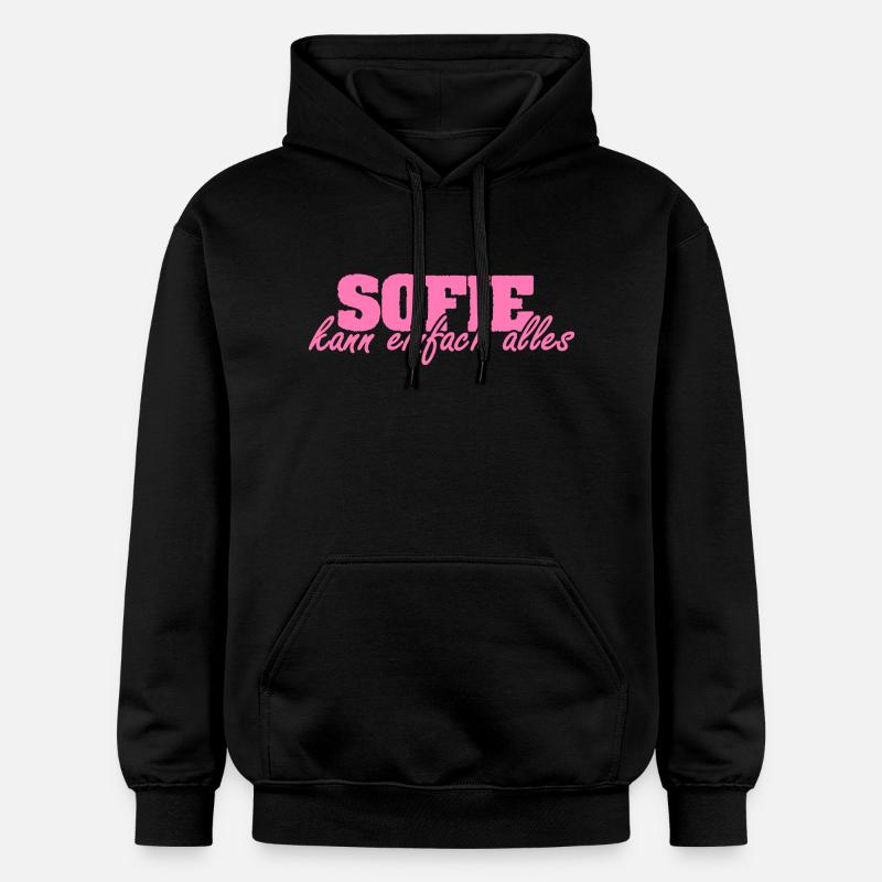 Mme Sofie - Sweat à capuche Softstyle® Gildan Unisexe - noir