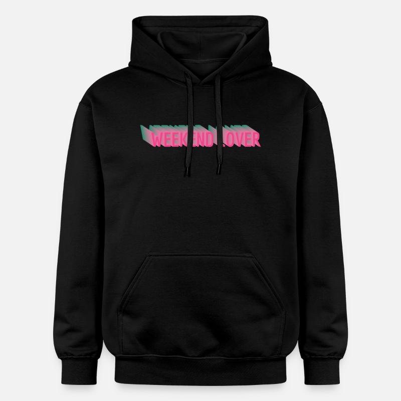 Weekend amoureux - Sweat à capuche Softstyle® Gildan Unisexe - noir