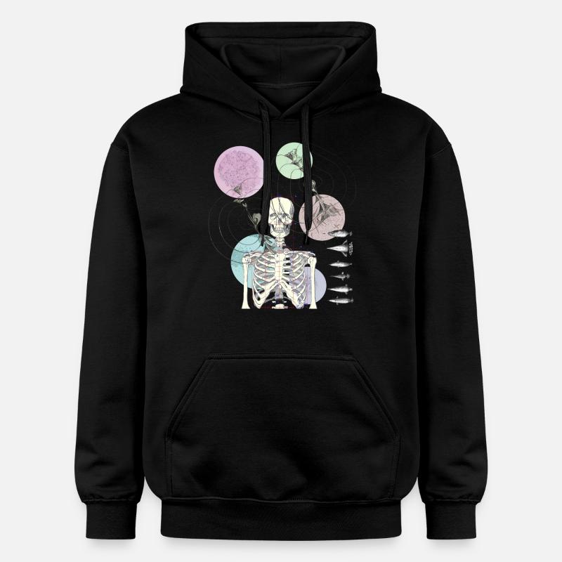 squeletto - Sweat à capuche Softstyle® Gildan Unisexe - noir