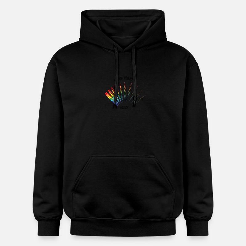 good vibes only - Sweat à capuche Softstyle® Gildan Unisexe - noir