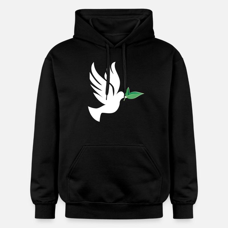 paix - Sweat à capuche Softstyle® Gildan Unisexe - noir