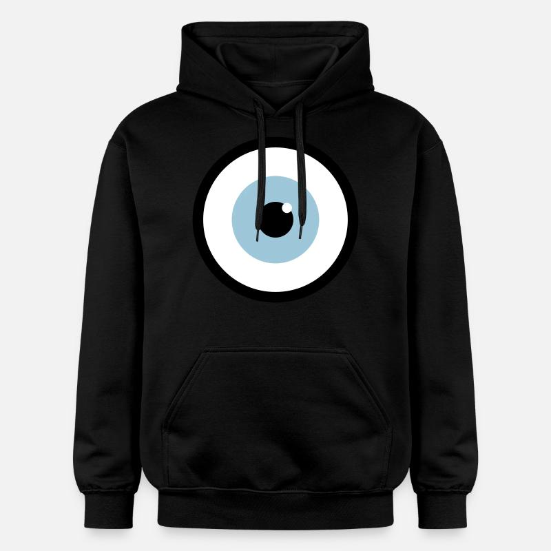 œil - Sweat à capuche Softstyle® Gildan Unisexe - noir
