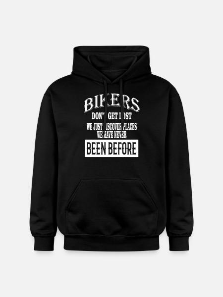 Biker Bike Motorcycle Sayings - Gildan Unisex Softstyle® Midweight Hoodie - black