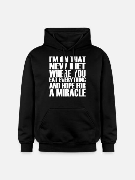 funny funny sayings - Gildan Unisex Softstyle® Midweight Hoodie - black