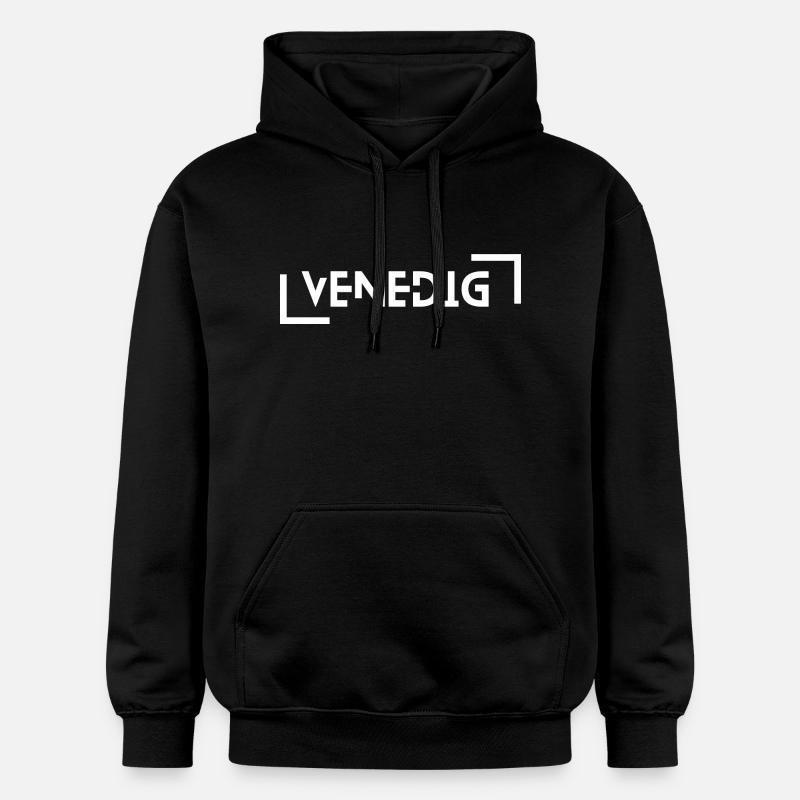 Venise Venise - Sweat à capuche Softstyle® Gildan Unisexe - noir