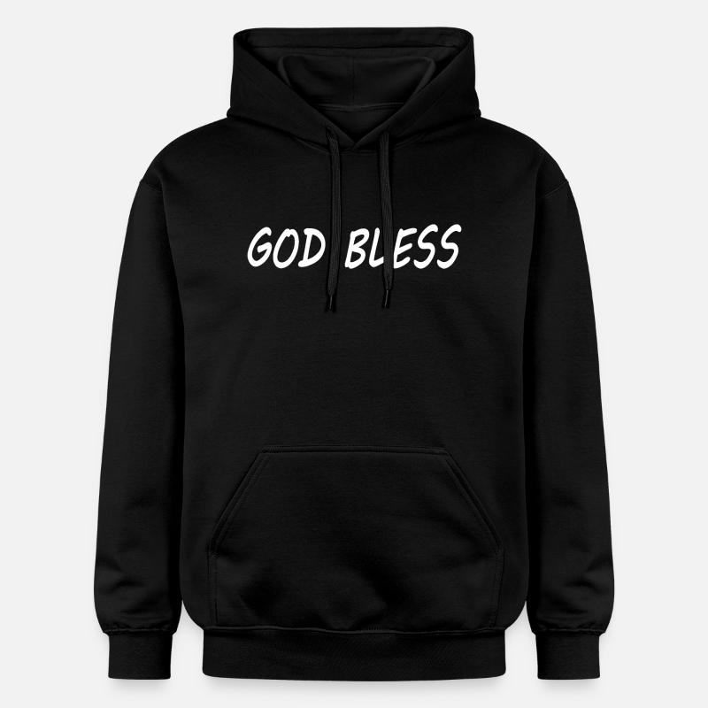 God bless - Sweat à capuche Softstyle® Gildan Unisexe - noir