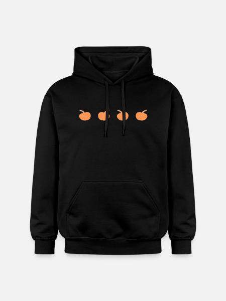 4 citrouilles d’affilée - Sweat à capuche Softstyle® Gildan Unisexe - noir
