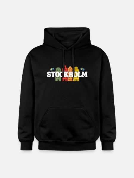 Stockholm - Gildan Unisex Softstyle® Midweight Hoodie - black
