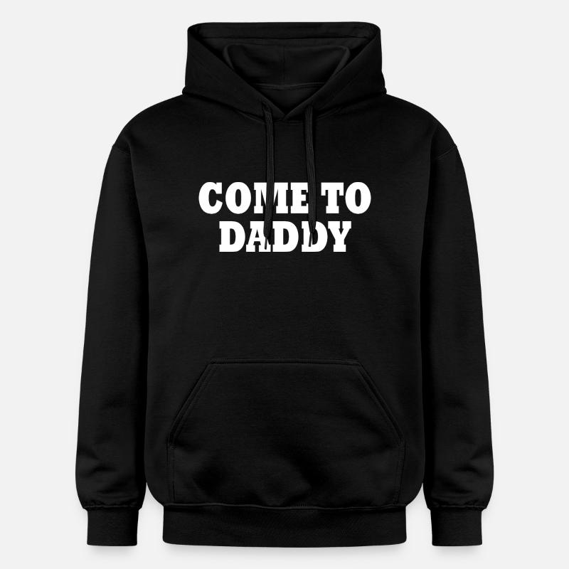 come to daddy - Sweat à capuche Softstyle® Gildan Unisexe - noir