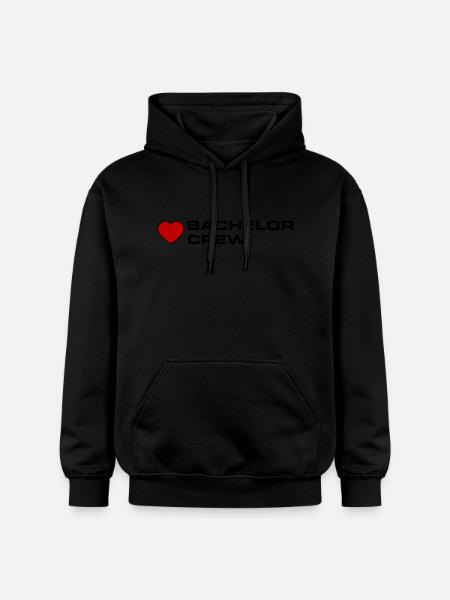 Bachelor Crew - Gildan Unisex Softstyle® Midweight Hoodie - black