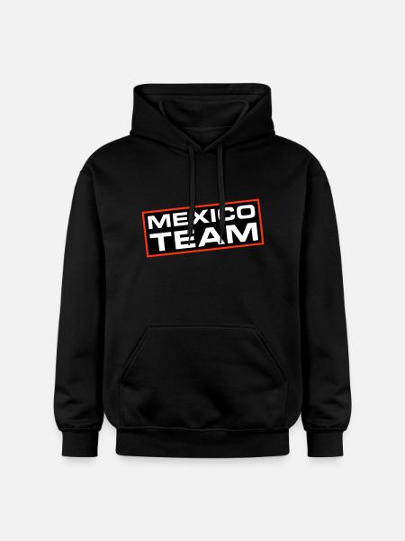 Mexiko Team - Gildan Unisex Softstyle® Midweight Hoodie - Schwarz