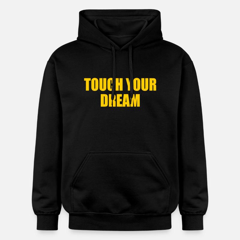 touch your dream - Sweat à capuche Softstyle® Gildan Unisexe - noir