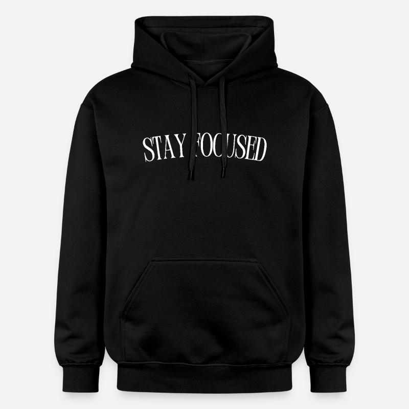 Restez concentré - Sweat à capuche Softstyle® Gildan Unisexe - noir