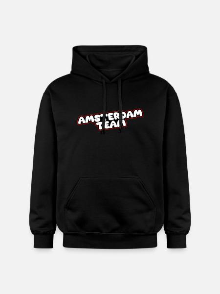 Amsterdam Team - Gildan Unisex Softstyle® Midweight Hoodie - black