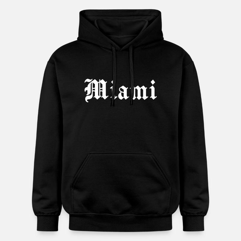 Miami - Sweat à capuche Softstyle® Gildan Unisexe - noir