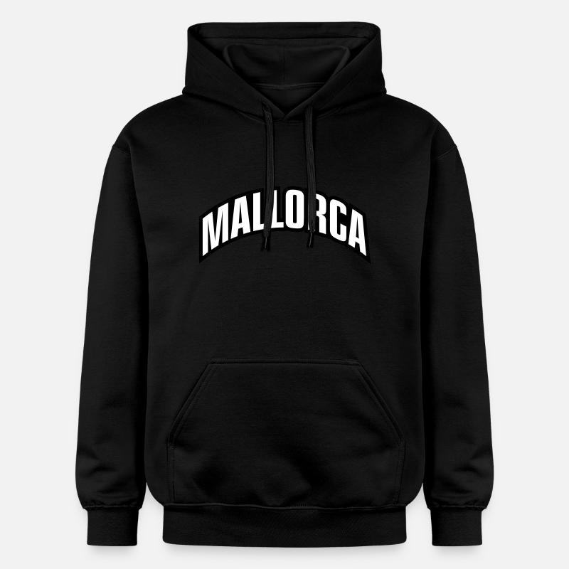 Police de Majorque - Sweat à capuche Softstyle® Gildan Unisexe - noir