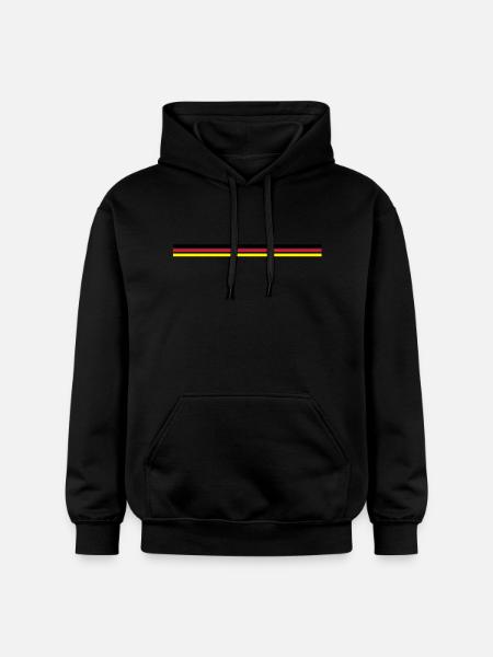 Flagge Deutschland - Gildan Unisex Softstyle® Midweight Hoodie - Schwarz