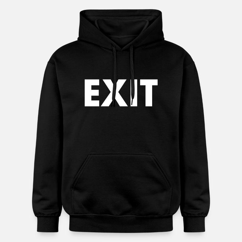 Exit - Sweat à capuche Softstyle® Gildan Unisexe - noir