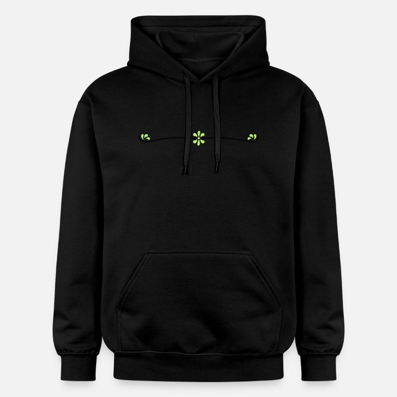 Vigne fleurie - Sweat à capuche Softstyle® Gildan Unisexe - noir