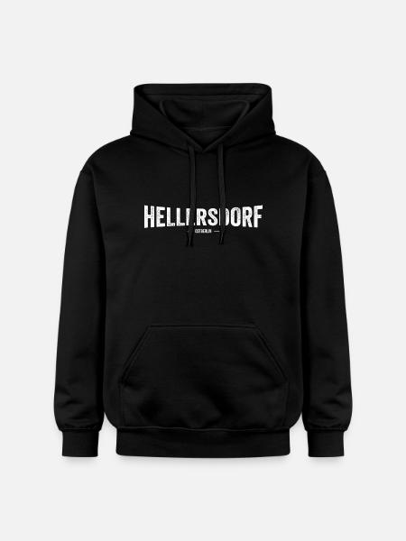 Hellersdorf Ostberlin - Gildan Unisex Softstyle® Midweight Hoodie - Schwarz