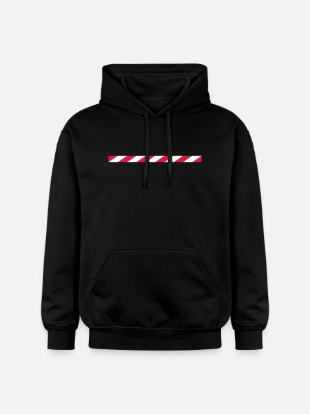 shut-off tape - Gildan Unisex Softstyle® Midweight Hoodie - black