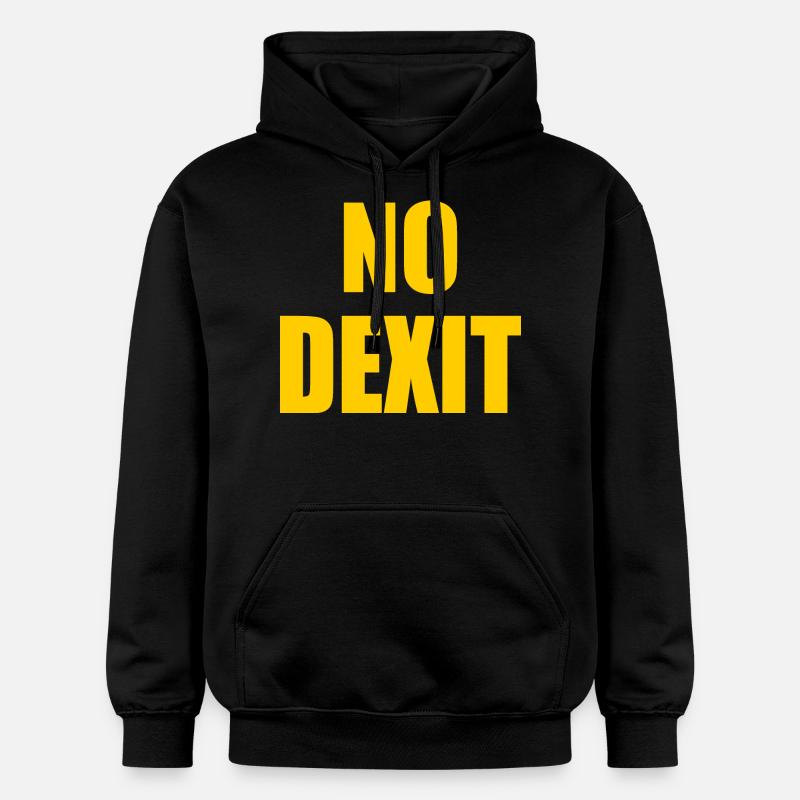 No dexit - Gildan Unisex Softstyle® Midweight Hoodie - Schwarz