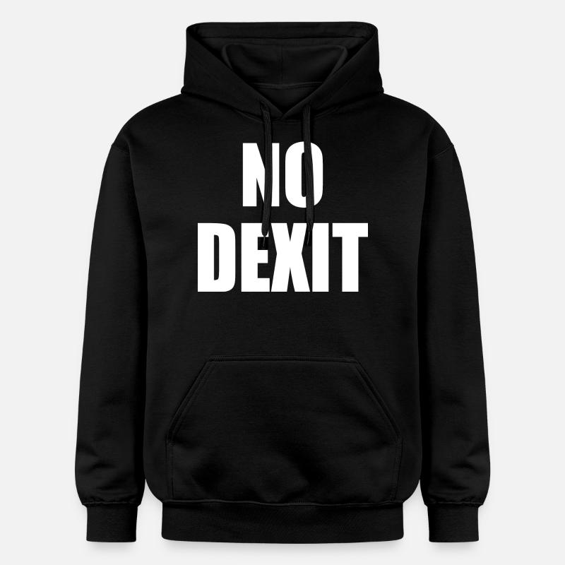 No dexit - Gildan Unisex Softstyle® Midweight Hoodie - black