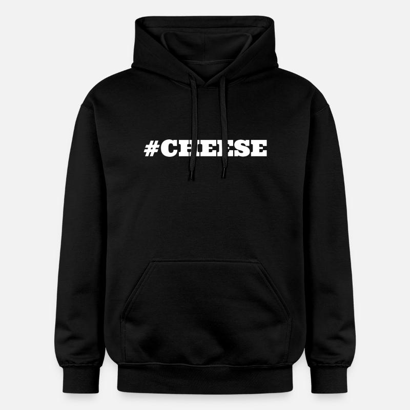 #Cheese - Sweat à capuche Softstyle® Gildan Unisexe - noir