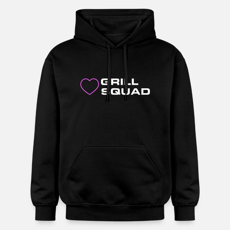 Équipe de grillades - Sweat à capuche Softstyle® Gildan Unisexe - noir